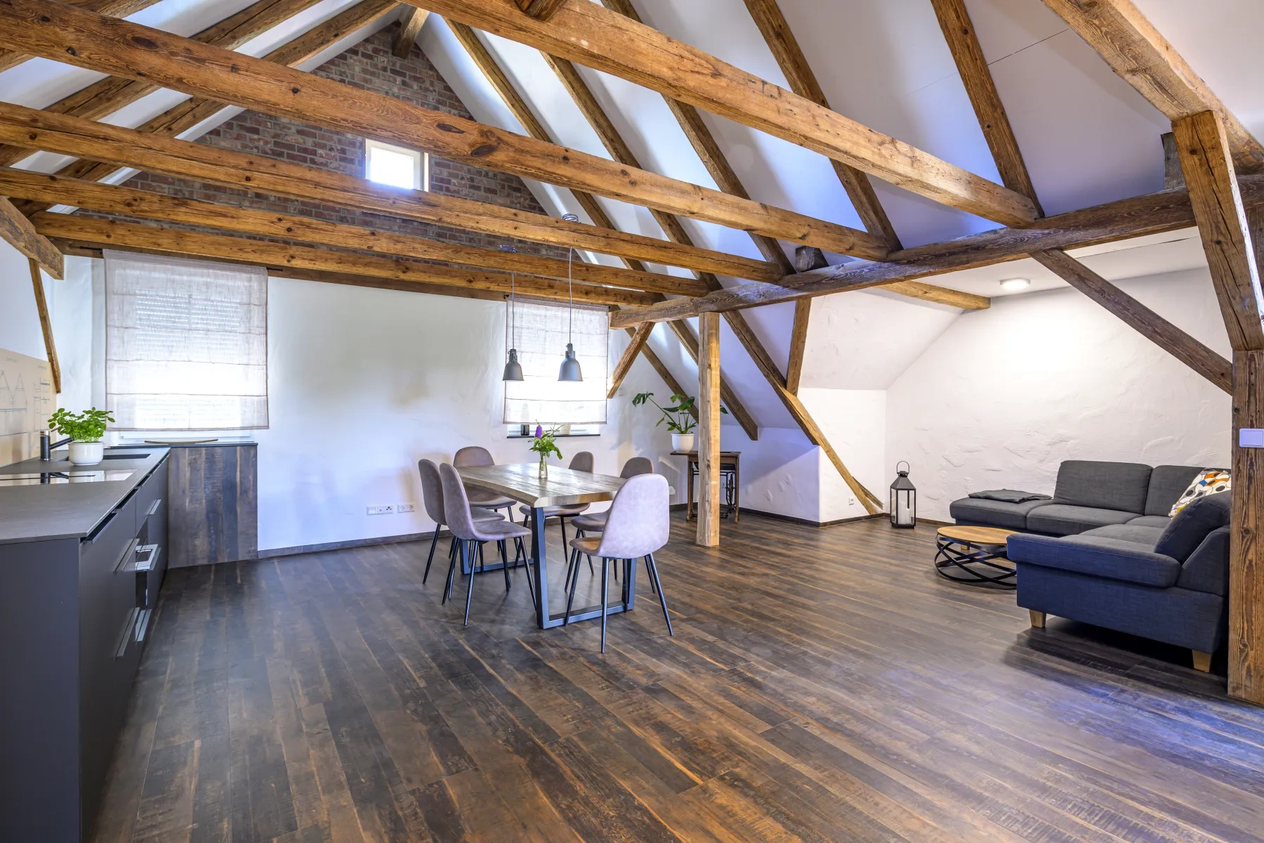 Ferienwohnung LINA – Wohnen, Essen, Küche